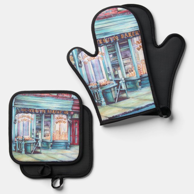 Prince's Street Pride Oven Mitt & Pot Holder Set (Front/Back)