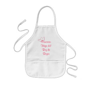 Princesa:  Hija del Rey de Reyes Kids Apron