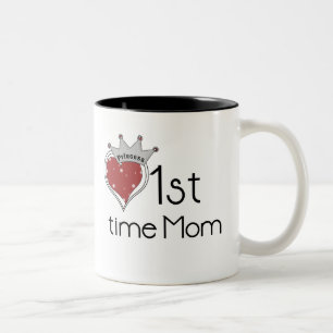 Princess 1st Time Mum Two-Tone Coffee Mug