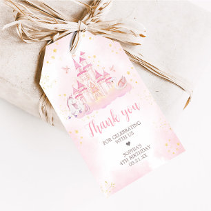 Princess 4th Birthday Party Favor Tags