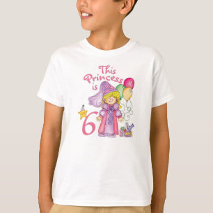 Princess 6th Birthday T-Shirt