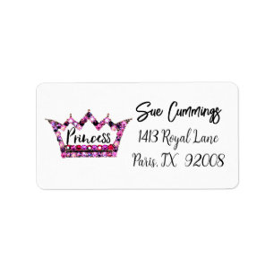 “Princess” Address Label