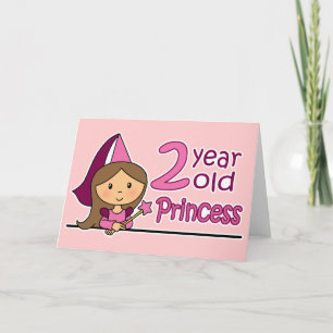 Princess Age 2 Card