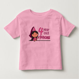 Princess Age 4 Toddler T-Shirt