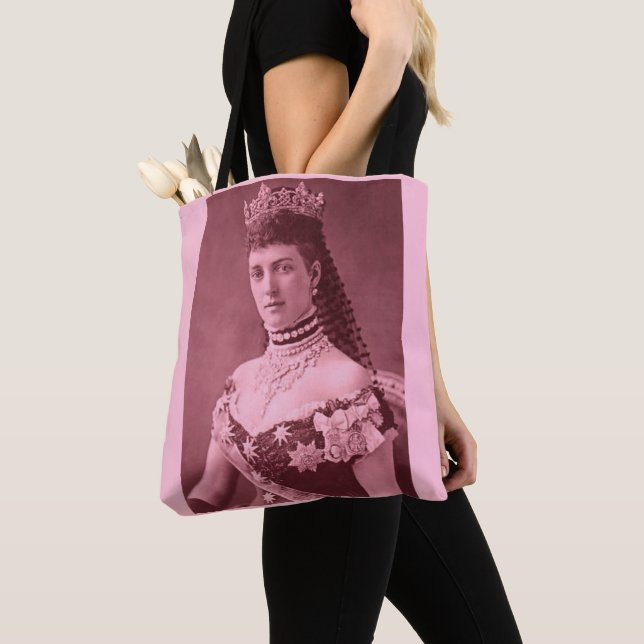 Princess Alexandra of Denmark in pink Tote Bag (Close Up)