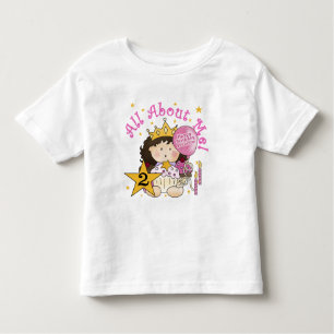 Princess All About Me 2nd Birthday Toddler T-Shirt