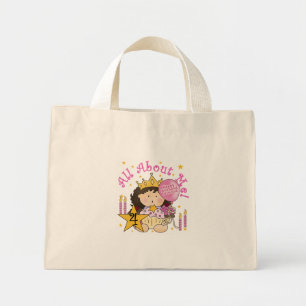 Princess All About Me 4th Birthday Tshirts Mini Tote Bag