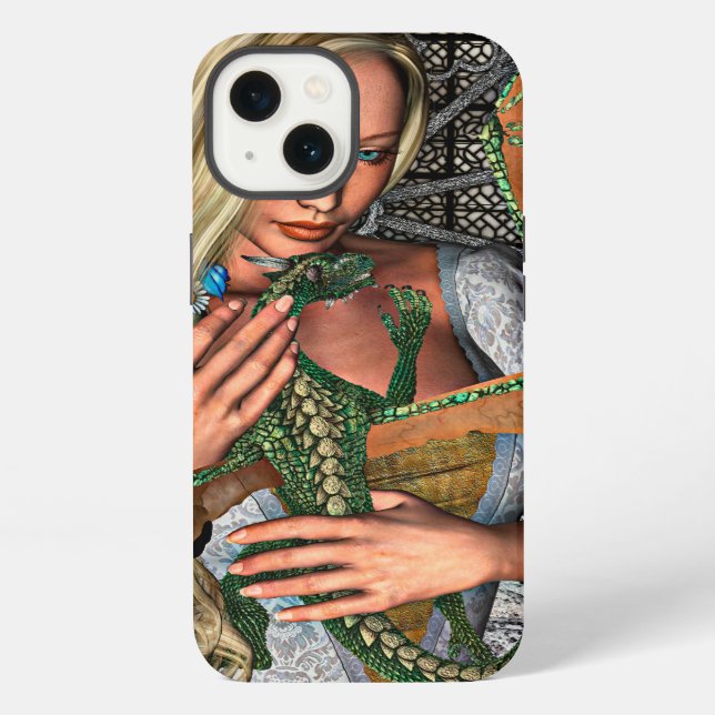 Princess and Dragon iPhone Case (Back)