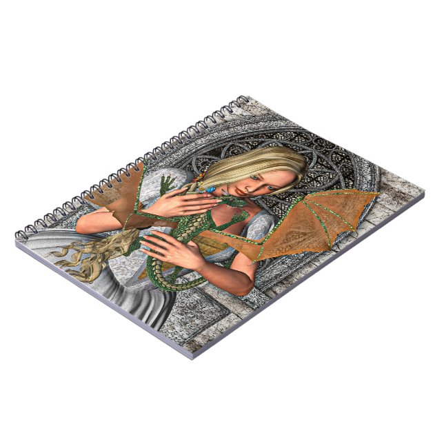 Princess and Dragon Notebook (Left Side)