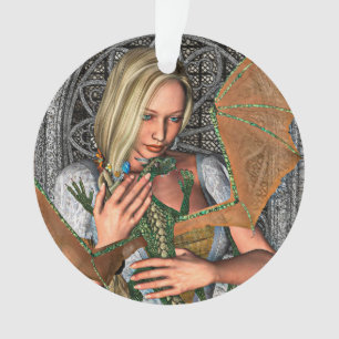 Princess and Dragon Ornament