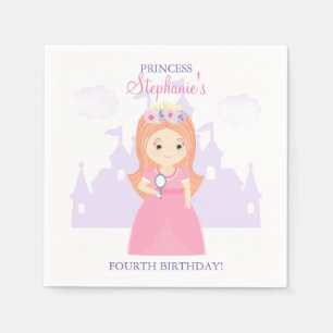 Princess and Her Magical Mirror Napkin