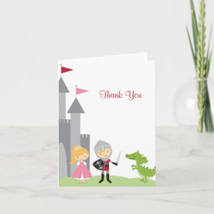 Princess and Knight Note Card