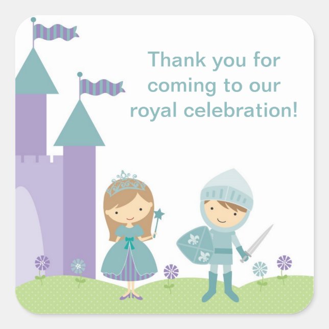 Princess and Knight Stickers (Front)