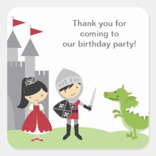 Princess and Knight Stickers