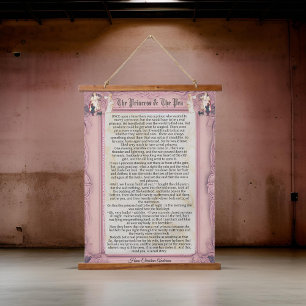  Princess and Pea Story Hans Christian Andersen Hanging Tapestry