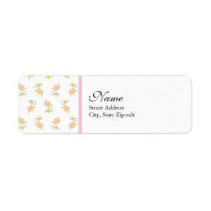 Princess and Rattle Return Address Label