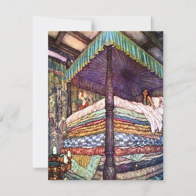 Princess and the Pea Invitation (Front)