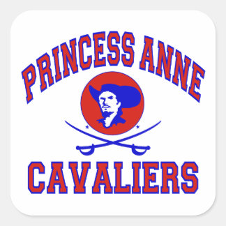 Princess Anne Cavaliers Square Sticker