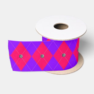Princess Argyle Diamonds-SATIN RIBBON SPOOL Satin Ribbon