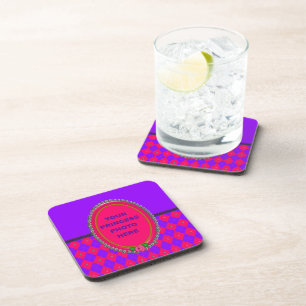Princess Argyle Drink Coasters