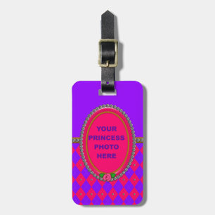 Princess Argyle Frame-Luggage Tag
