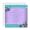 Princess Baby Shower Girl Teal Blue Purple