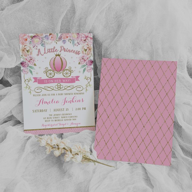 Princess Baby Shower Invitation (Creator Uploaded)