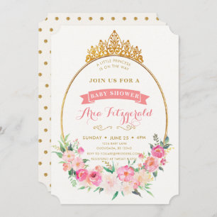 Princess Baby Shower Invitation