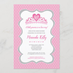Princess Baby Shower Invitation, Girl Baby Shower Invitation