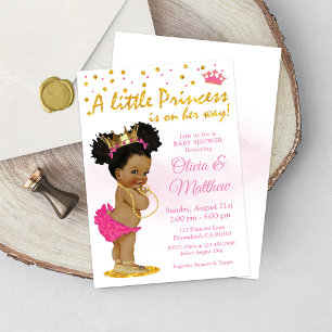 Princess Baby Shower Invitation, Little Princess Invitation