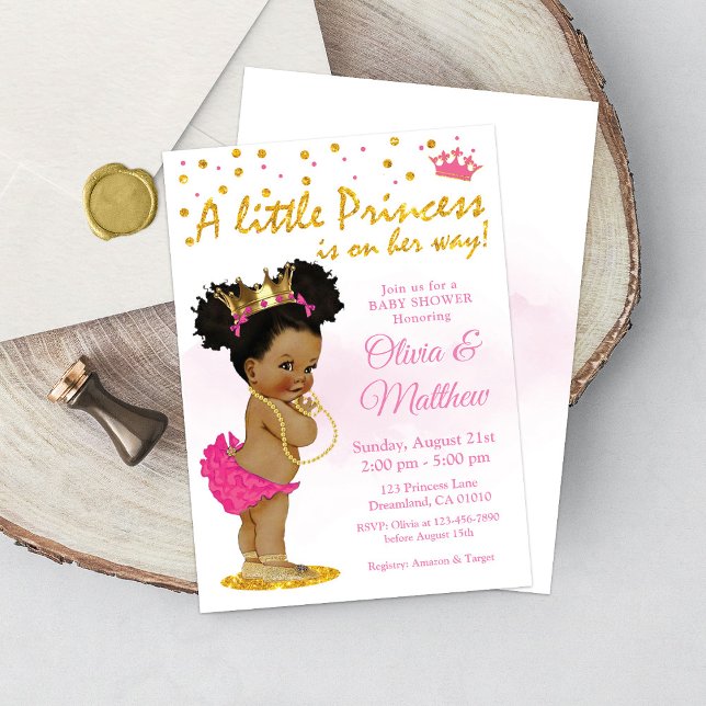 Princess Baby Shower Invitation, Little Princess Invitation (Creator Uploaded)