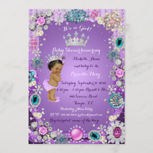 Princess Baby Shower Invitation, Little Princess. Invitation