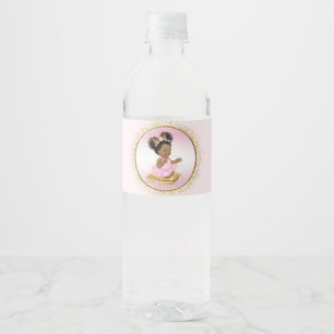 Princess Baby Shower Water Bottle Labels