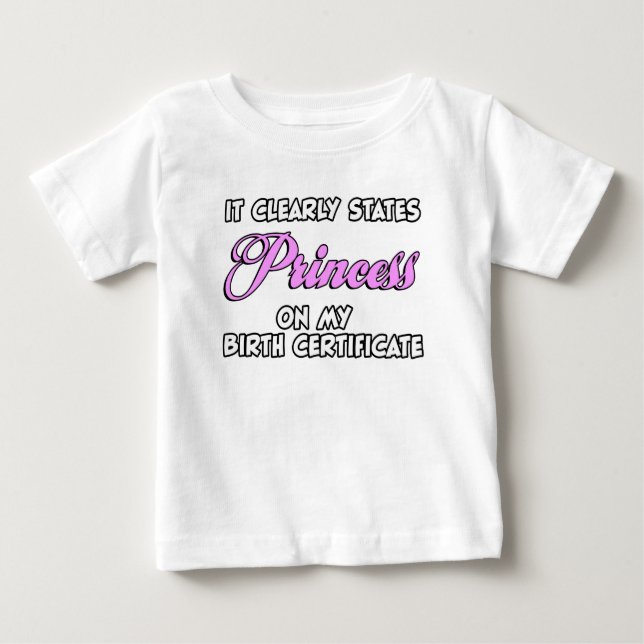 Princess Baby T-Shirt (Front)