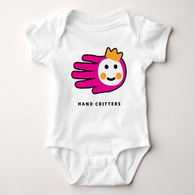 Princess baby t-shirt bodysuit (Front)