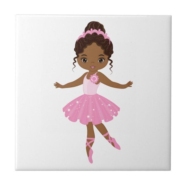 Princess Ballerina Ceramic Tile (Front)