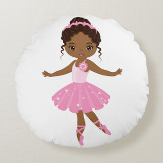 Princess Ballerina Round Cushion