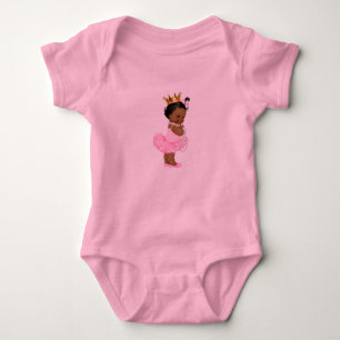 Princess Ballerina Tutu Pearls Ethnic Baby Girl Bodysuit
