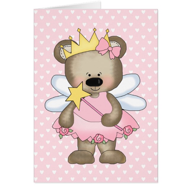 Princess Bear Blank Card (Front)