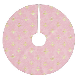 Princess Bee Series Design #4 Brushed Polyester Tree Skirt
