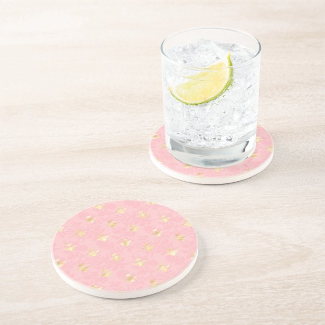 Princess Bee Series Design #4 Coaster (Side)