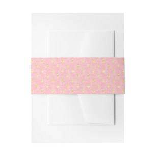 Princess Bee Series Design #4 Invitation Belly Band