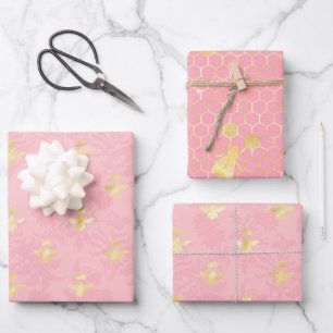 Princess Bee Series Design #4   Wrapping Paper Sheet