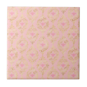 Princess Bee Series Design #5 Ceramic Tile