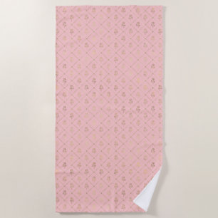Princess Bee Series Design #6 Beach Towel