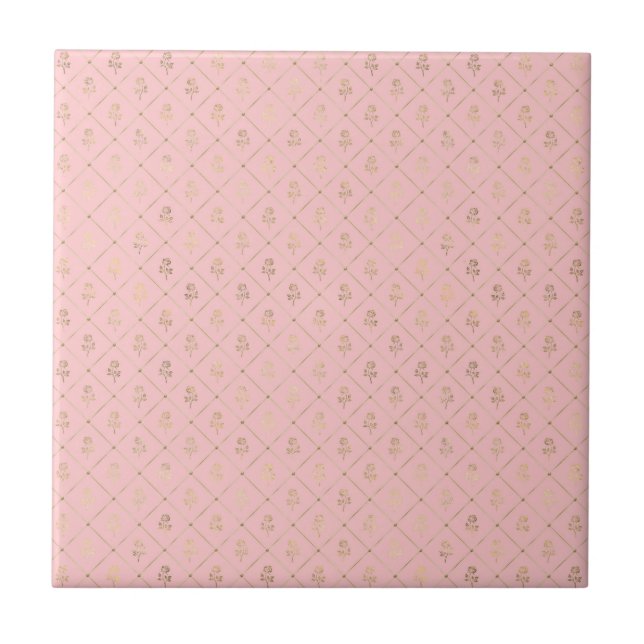 Princess Bee Series Design #6  Ceramic Tile (Front)
