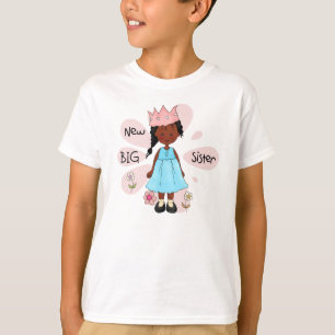 Princess Big Sister African American T-Shirt