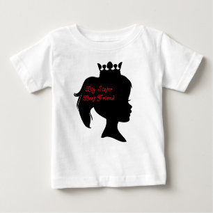 Princess Big Sister Best Friend Baby T-Shirt