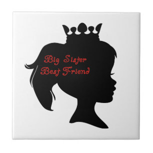 Princess Big Sister Best Friend Tile