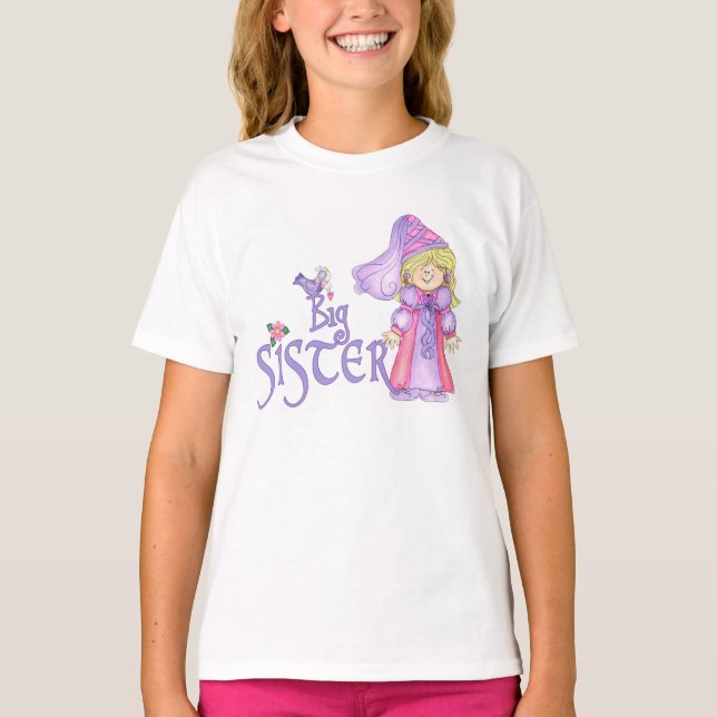 Princess Big Sister T-shirts (Front)